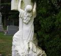 OK, Grove, Headstone Symbols and Meanings, Woman Clinging to Cross