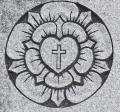 OK, Grove, Headstone Symbols and Meanings, Luther Rose