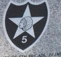 OK, Grove, Headstone Symbols and Meanings, U.S. Army 5th Brigade, 2nd Infantry