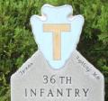 OK, Grove, Headstone Symbols and Meanings, U. S. Army 36th Infantry Division (Lone Star)