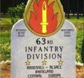 OK, Grove, Headstone Symbols and Meanings, U. S. Army 63rd Infantry Division (Blood and Fire)