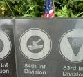 OK, Grove, Headstone Symbols and Meanings, U. S. Army 84th Infantry Division (Railsplitters)