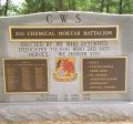 OK, Grove, Headstone Symbols and Meanings, U. S. Army 2nd Chemical Mortar Battalion