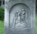 OK, Grove, Headstone Symbols and Meanings, Father Time and the Weeping Virgin