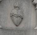 OK, Grove, Headstone Symbols and Meanings, Heart and Flame (Sacred Heart of Jesus Christ)