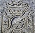 OK, Grove, Headstone Symbols and Meanings, In Hoc Sigino Vinces (Masonic Knights Templar)