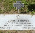 OK, Grove, Headstone Symbols and Meanings, Veteran, Spanish American War