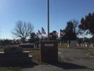 Olympus Cemetery, Delaware County, Grove, OK,  Veterans Day 2015