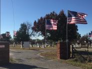 Olympus Cemetery, Delaware County, Grove, OK,  Veterans Day 2015