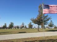 Olympus North Cemetery, Delaware County, Grove, OK,  Veterans Day 2015