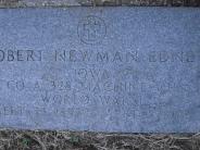 OK, Grove, Olympus Cemetery, Military Headstone, Edney, Robert Newman