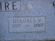 OK, Grove, Olympus Cemetery, Headstone Close Up, Elmire, Dolores M.