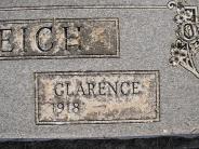 OK, Grove, Olympus Cemetery, Headstone Close Up, Oestreich, Clarence