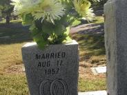 OK, Grove, Olympus Cemetery, Headstone View 2, Garner, Carl Herbert & Mary Jo