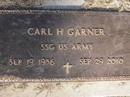 OK, Grove, Olympus Cemetery, Military Headstone, Garner, Carl Herbert