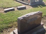 OK, Grove, Olympus Cemetery, Family Plot, Gibson, Louise (Hill) & Paul