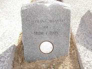 OK, Grove, Olympus Cemetery, Headstone Close Up, Evans, Claude C. "Chet" & Betty J. "Bonnie"