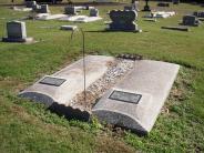 OK, Grove, Olympus Cemetery, Family Plot, Hampton, Rozella (Kropp)