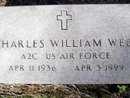 OK, Grove, Olympus Cemetery, Military Headstone, Webb, Charles William 