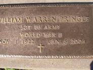 OK, Grove, Olympus Cemetery, Military Headstone, Pringle, William Warren