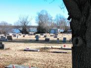 OK, Grove, Buzzard Cemetery, View 2, November 2015