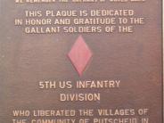 OK, Grove, Headstone Symbols and Meanings, U. S. Army 5th Infantry Division