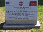 OK, Grove, Headstone Symbols and Meanings, U. S. Army 31st Infantry Division (Dixie)