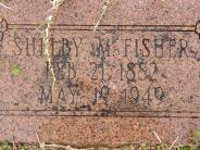 OK, Grove, Buzzard Cemetery, Fisher, Shelby Mack Footstone