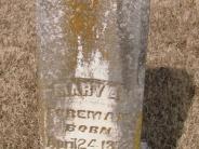 OK, Grove, Buzzard Cemetery, Foreman, Mary A. Headstone Full View