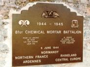 OK, Grove, Headstone Symbols and Meanings, 81st Chemical Mortar Battalion
