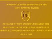 OK, Grove, Headstone Symbols and Meanings, 100th Infantry Division