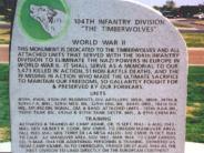 OK, Grove, Headstone Symbols and Meanings, 104th Infantry Timberwolf Division