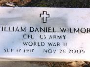 OK, Grove, Buzzard Cemetery, Wilmore, William Daniel Military Footstone