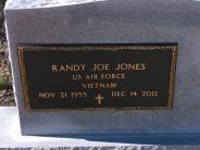 OK, Grove, Buzzard Cemetery, Jones, Randy Joe Military Footstone