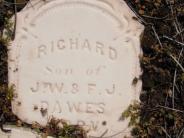 OK, Grove, Olympus Cemetery, Dawes, Richard Headstone