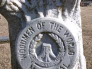 OK, Grove, Buzzard Cemetery, Tyner, John C. Headstone (Closeup2)