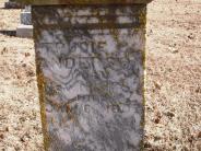 OK, Grove, Buzzard Cemetery, Anderson, Trudie C. Headstone (Closeup)