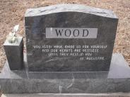OK, Grove, Buzzard Cemetery, Wood, Bruce Ryan Headstone Back View