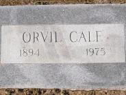 OK, Grove, Buzzard Cemetery, Cale, Orvil H. Footstone