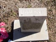 OK, Grove, Buzzard Cemetery, Deason, James F. Headstone (Top View)