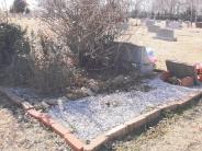 OK, Grove, Buzzard Cemetery, Mitchell Family Plot Back View