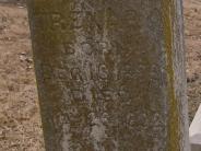 OK, Grove, Buzzard Cemetery, Trenary, Burhl R. Headstone (Closeup)