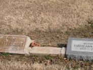 OK, Grove, Buzzard Cemetery, Carey & McKay Family Plot (Close up)
