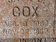 OK, Grove, Headstone Close Up, Olympus Cemetery, Cox, Jack D. 