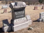 OK, Grove, Olympus Cemetery, Cox Family Plot, Cox, Lora Pearl