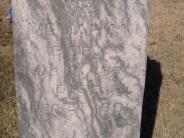 OK, Grove, Olympus Cemetery, Headstone Close Up, McMahan, Wm. 