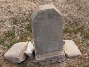 OK, Grove, Olympus Cemetery, Scott, A. J. Footstone