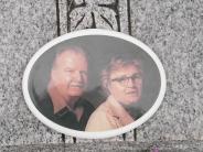OK, Grove, Olympus Cemetery, Headstone Portrait, Christensen, R. C. "Chris" & Jeane L. 