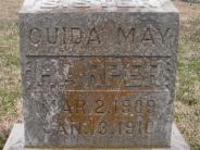 OK, Grove, Olympus Cemetery, Headstone Close Up, Harper, Ouida May 