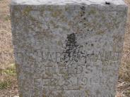 OK, Grove, Olympus Cemetery, Headstone Close Up, Fields, Infant of Richard J. & Maude E.